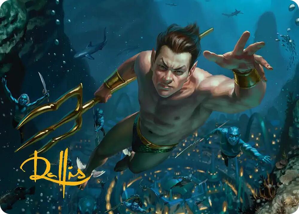 Namor the Sub-Mariner Art Card (Gold-Stamped Signature) (6) [Marvel Super Heroes Art Series]