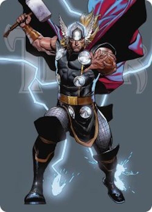 Thor, God of Thunder Art Card (26) [Marvel Super Heroes Art Series]