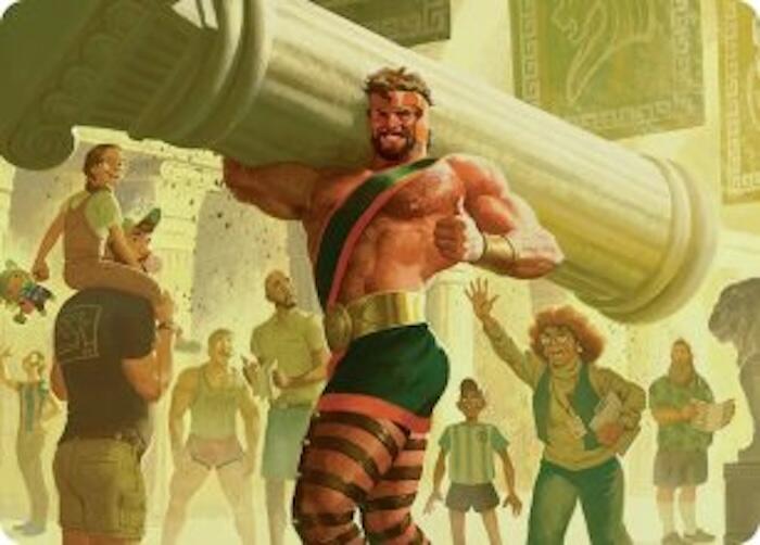 Hercules, Prince of Power Art Card (13) [Marvel Super Heroes Art Series]
