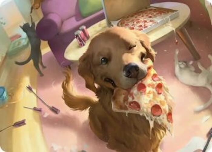 Lucky the Pizza Dog Art Card (44) [Marvel Super Heroes Art Series]
