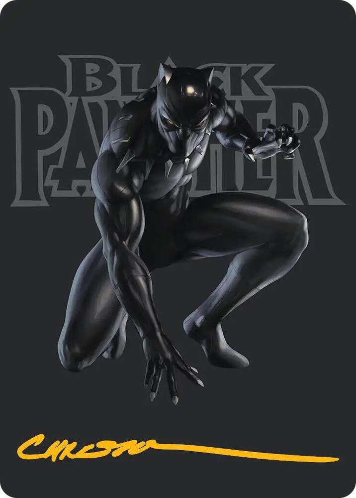 Black Panther, Hope Enduring Art Card (Gold-Stamped Signature) (27) [Marvel Super Heroes Art Series]