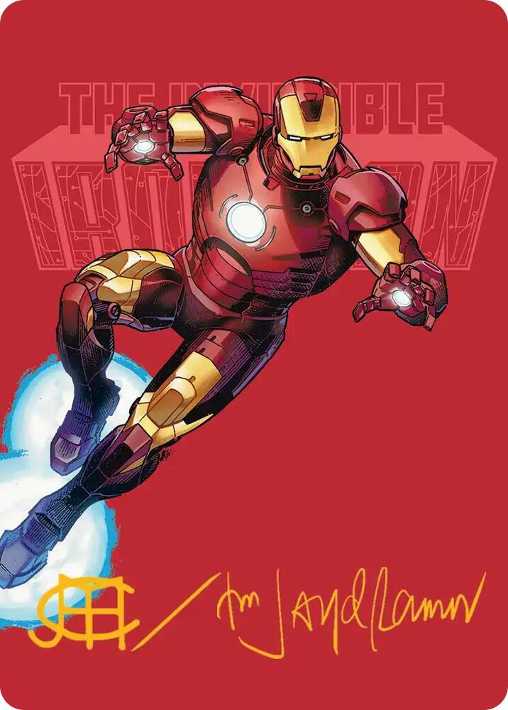 The Invincible Iron Man Art Card (Gold-Stamped Signature) (29) [Marvel Super Heroes Art Series]