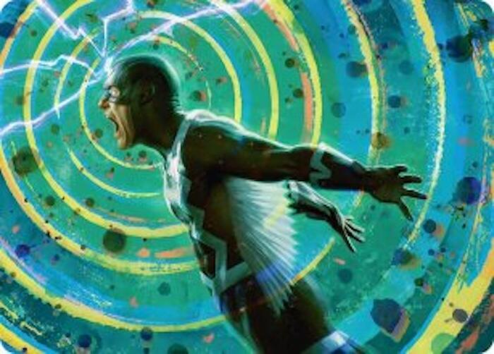 Black Bolt, Inhuman King Art Card (35) [Marvel Super Heroes Art Series]