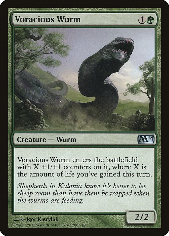 Voracious Wurm (200) [Magic 2014]