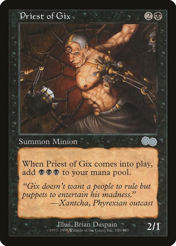 Priest of Gix (150) [Urza's Saga]