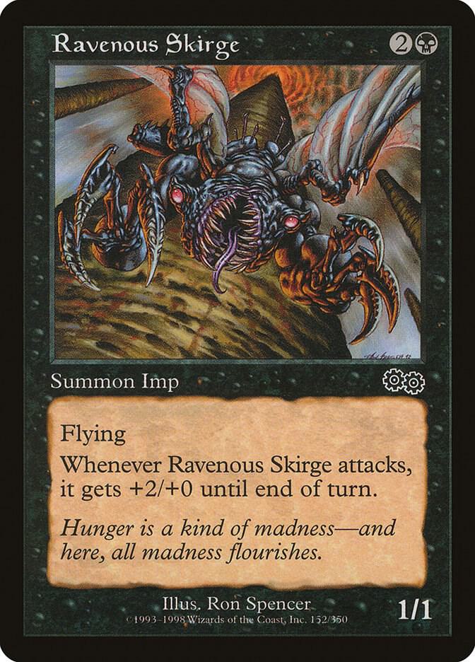 Ravenous Skirge (152) [Urza's Saga]