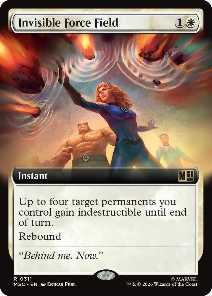 Invisible Force Field (Extended Art) (311) [Marvel Super Heroes Commander]