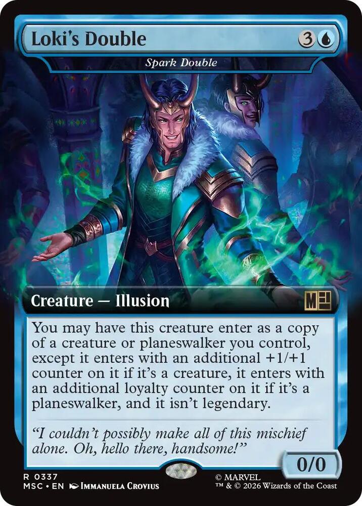 Loki's Double - Spark Double (Extended Art) (337) [Marvel Super Heroes Commander]