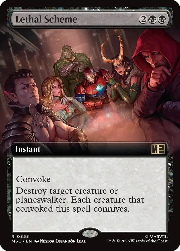 Lethal Scheme (Extended Art) (353) [Marvel Super Heroes Commander]