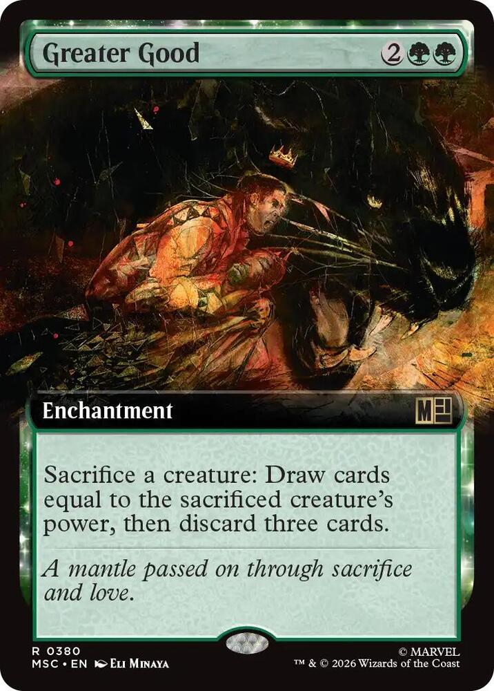 Greater Good (Extended Art) (380) [Marvel Super Heroes Commander]