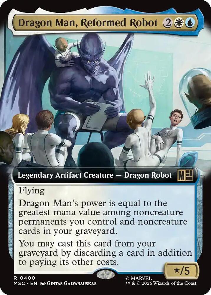 Dragon Man, Reformed Robot (Extended Art) (400) [Marvel Super Heroes Commander]