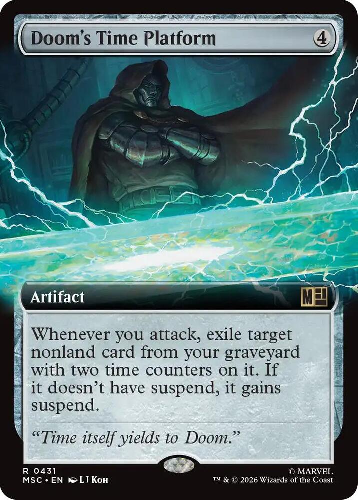 Doom's Time Platform (Extended Art) (431) [Marvel Super Heroes Commander]