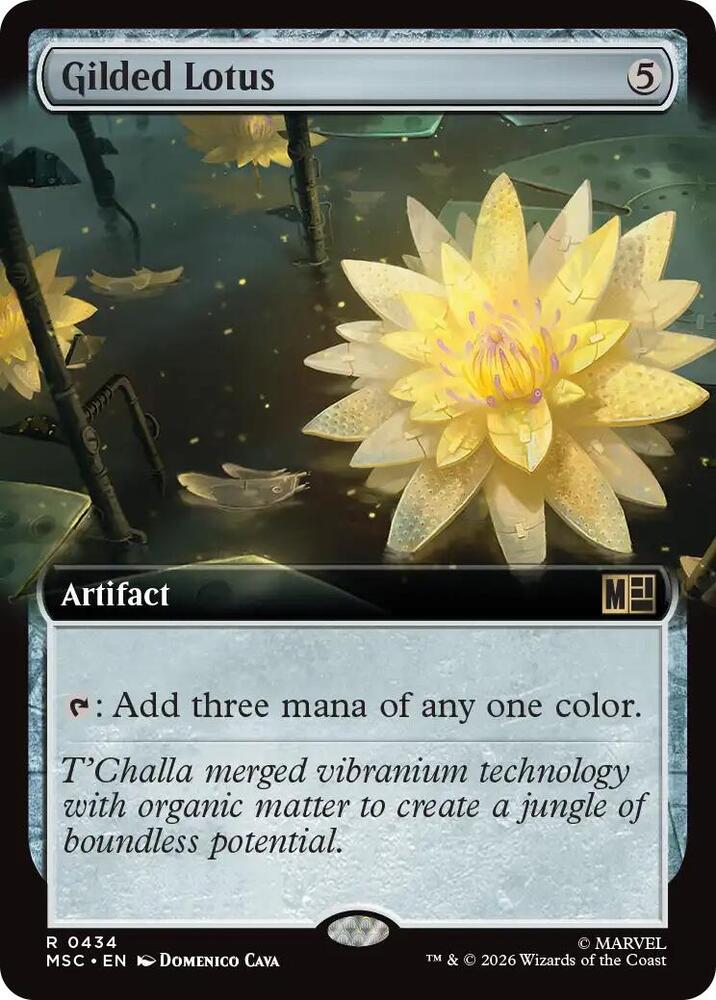 Gilded Lotus (Extended Art) (434) [Marvel Super Heroes Commander]