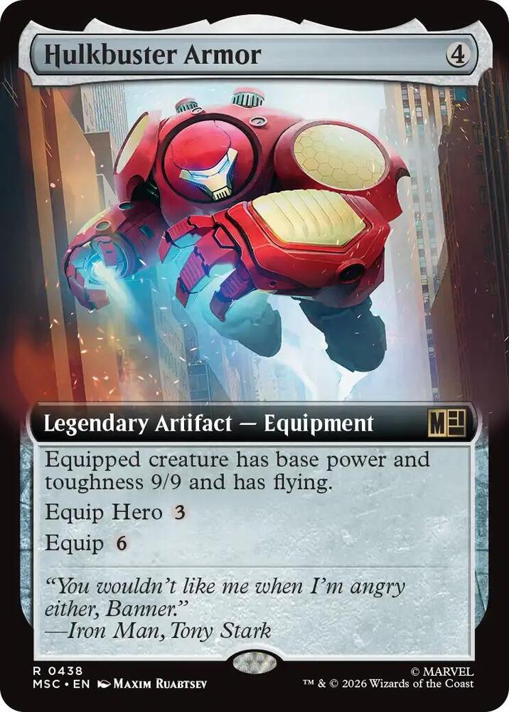 Hulkbuster Armor (Extended Art) (438) [Marvel Super Heroes Commander]