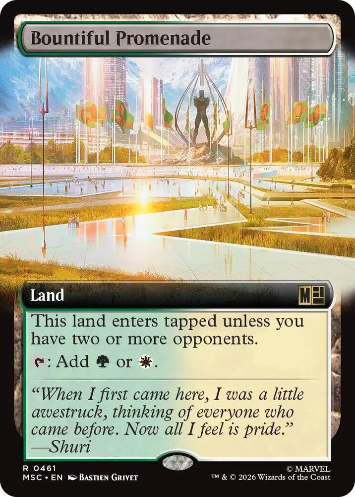 Bountiful Promenade (Extended Art) (461) [Marvel Super Heroes Commander]