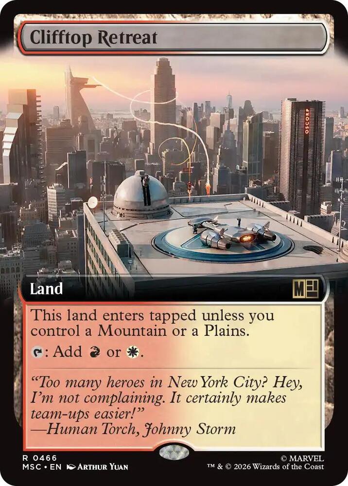 Clifftop Retreat (Extended Art) (466) [Marvel Super Heroes Commander]