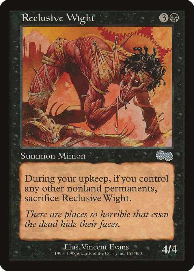 Reclusive Wight (153) [Urza's Saga]