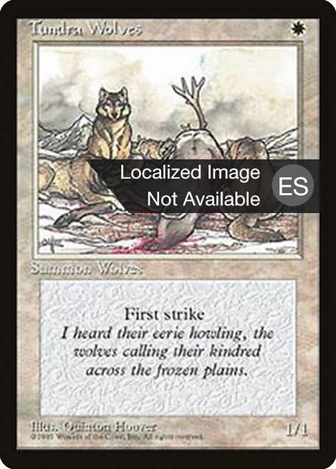 Tundra Wolves (53) [Fourth Edition Foreign Black Border]