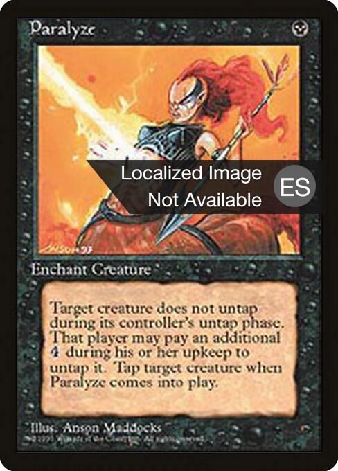 Paralyze (151) [Fourth Edition Foreign Black Border]