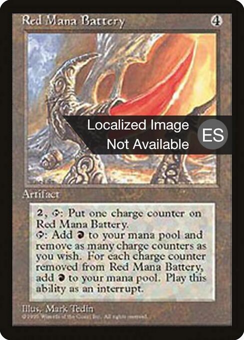 Red Mana Battery (343) [Fourth Edition Foreign Black Border]