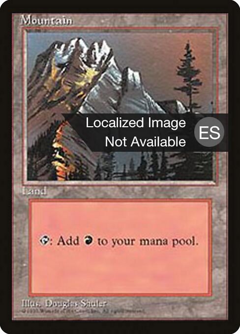 Mountain (373) [Fourth Edition Foreign Black Border]