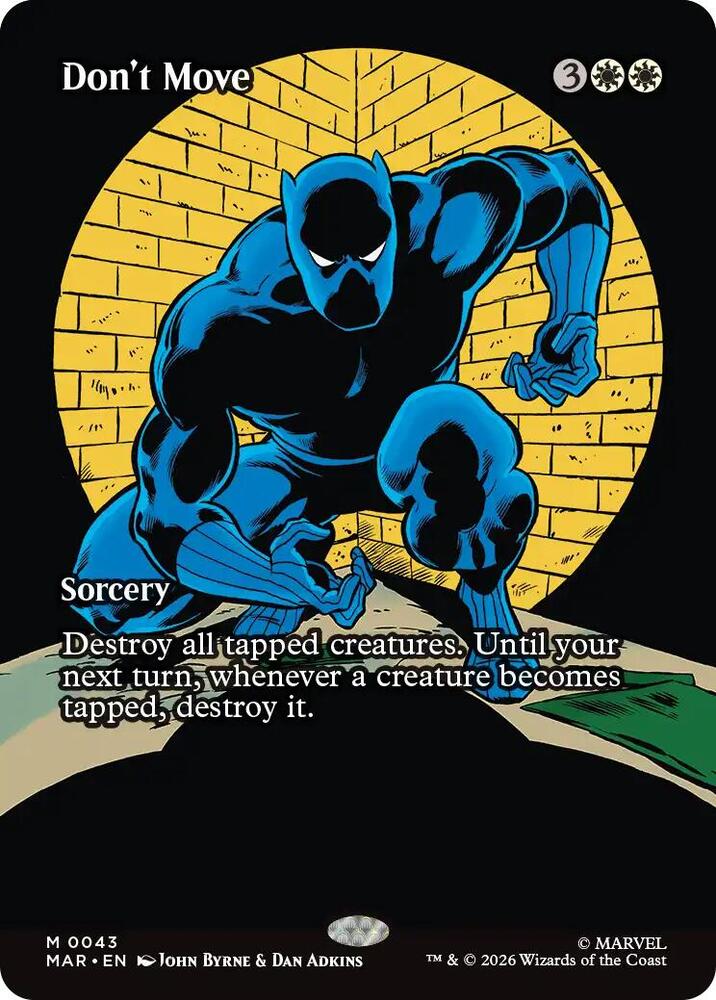 Don't Move (Borderless) (43) [Marvel Universe Eternal-Legal]
