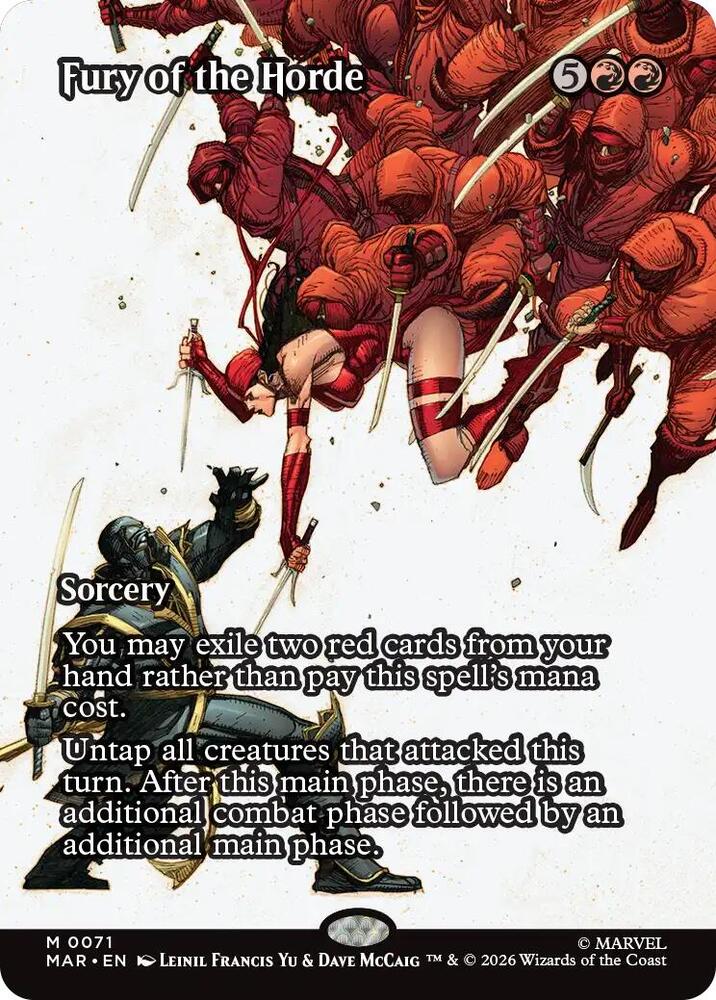 Fury of the Horde (Borderless) (71) [Marvel Universe Eternal-Legal]