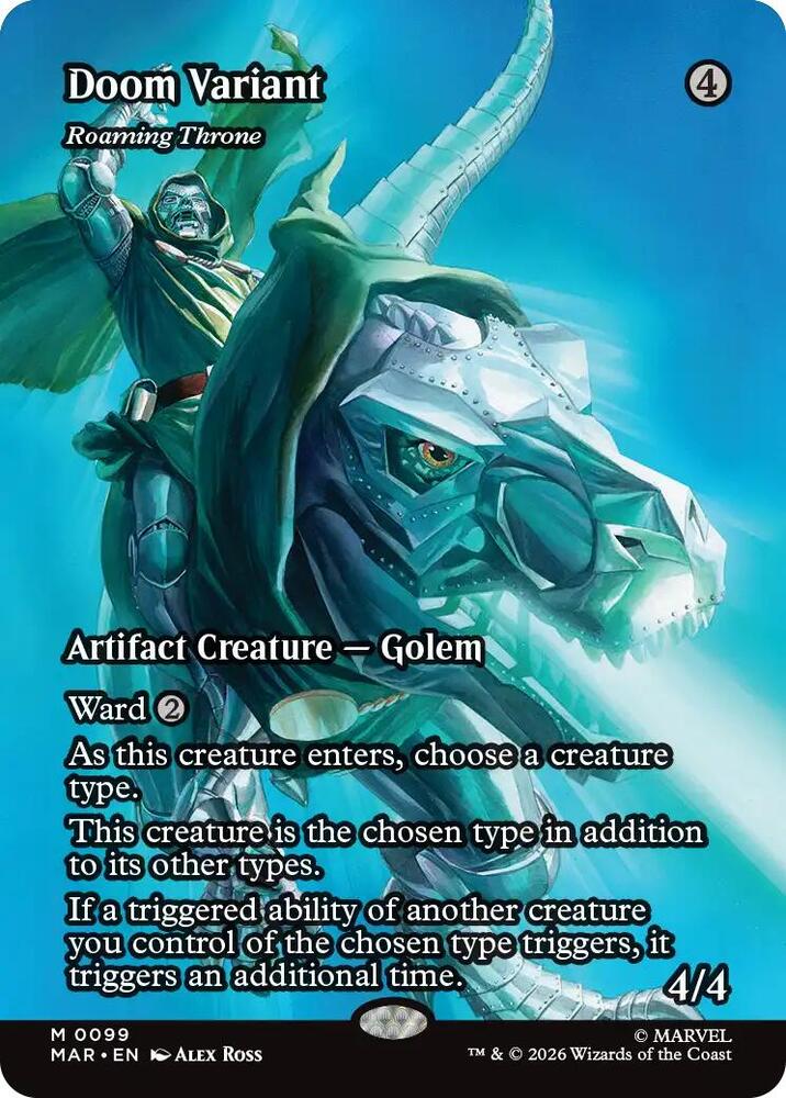 Doom Variant - Roaming Throne (Borderless) (99) [Marvel Universe Eternal-Legal]