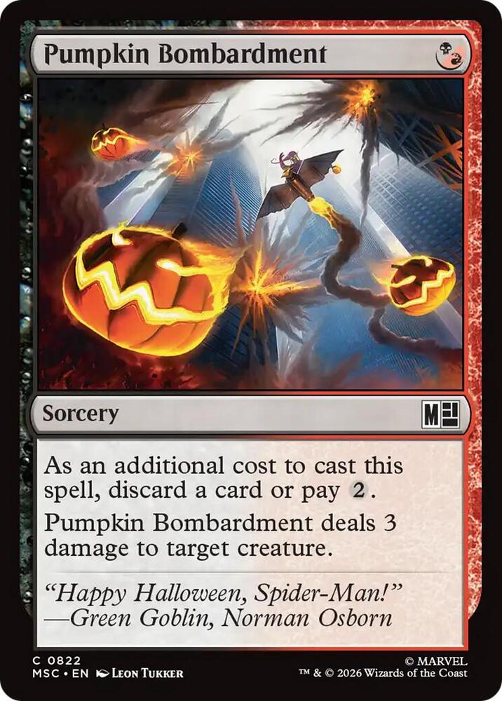 Pumpkin Bombardment (822) [Marvel Super Heroes Commander]