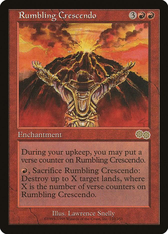 Rumbling Crescendo (210) [Urza's Saga]