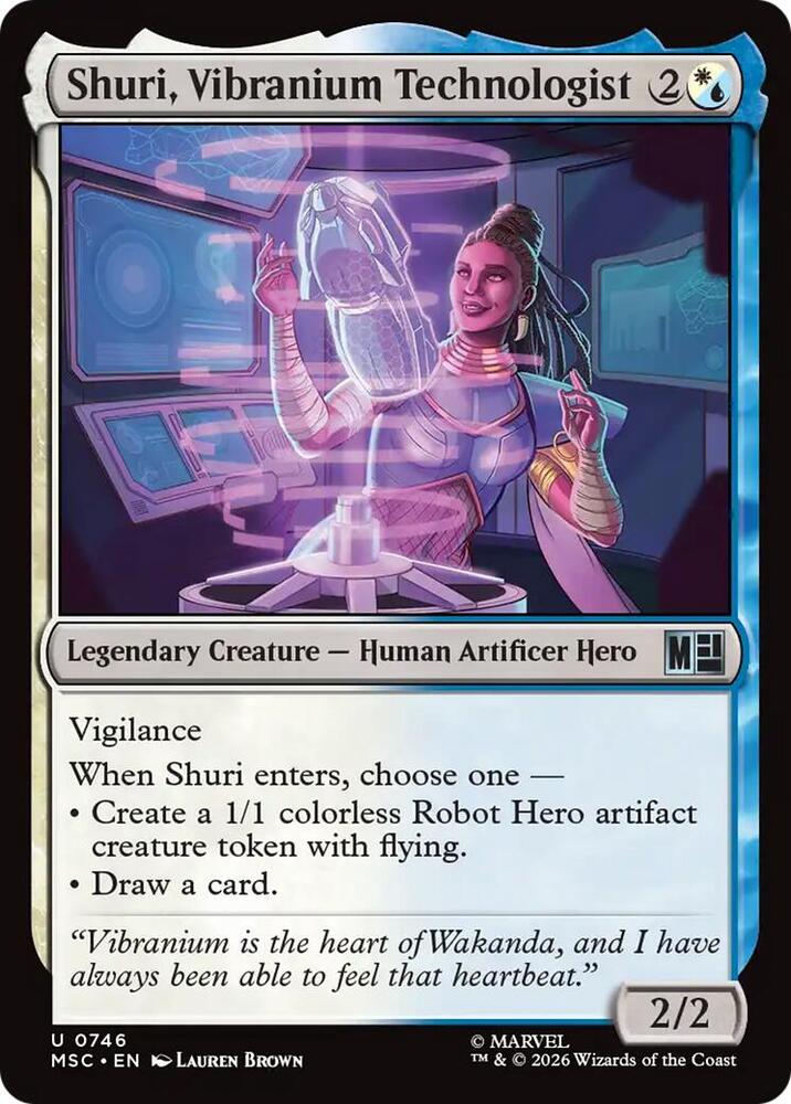 Shuri, Vibranium Technologist (746) [Marvel Super Heroes Commander]