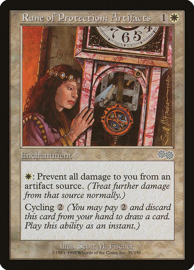 Rune of Protection: Artifacts (35) [Urza's Saga]