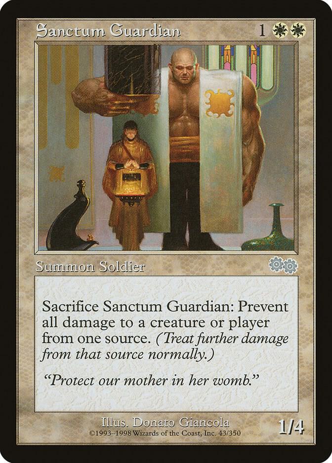 Sanctum Guardian (43) [Urza's Saga]