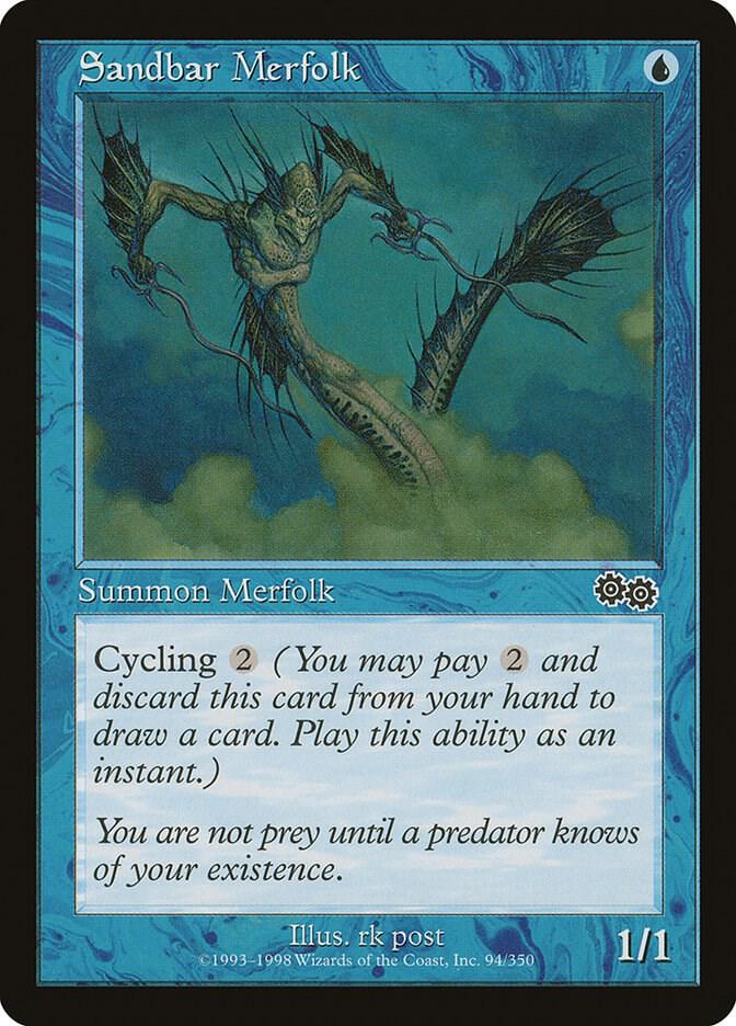 Sandbar Merfolk (94) [Urza's Saga]