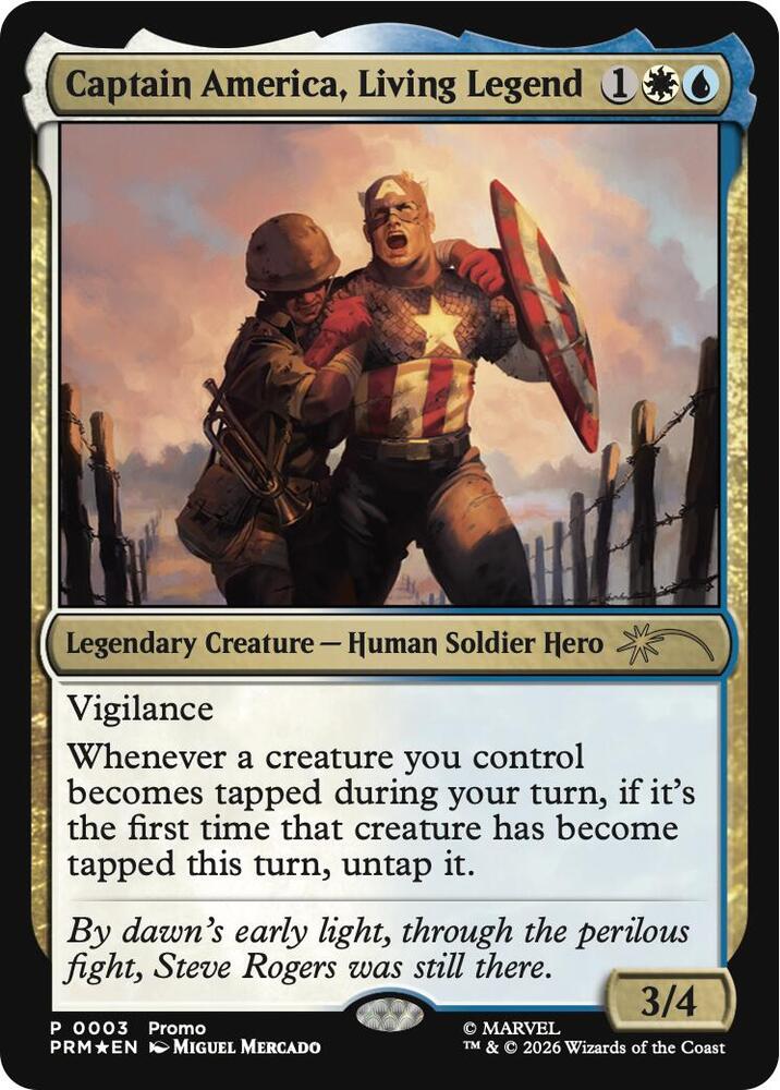 Captain America, Living Legend (3) [Media Promos]