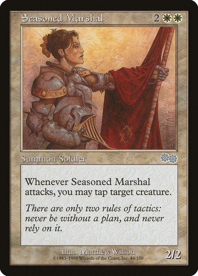 Seasoned Marshal (44) [Urza's Saga]