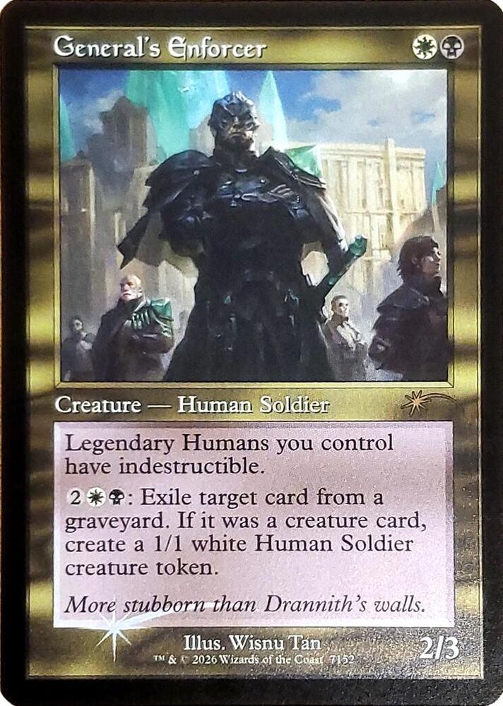 General's Enforcer (Retro Frame) (7152) [Secret Lair Drop]