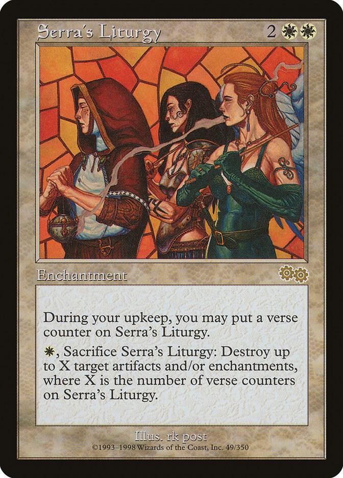 Serra's Liturgy (49) [Urza's Saga]