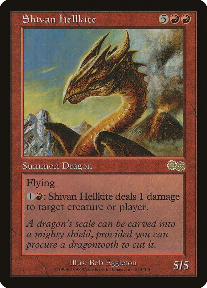 Shivan Hellkite (214) [Urza's Saga]