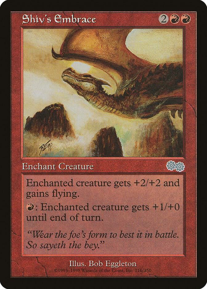 Shiv's Embrace (216) [Urza's Saga]