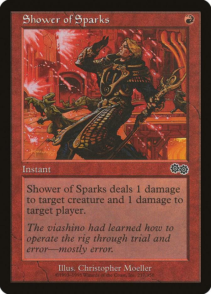 Shower of Sparks (217) [Urza's Saga]