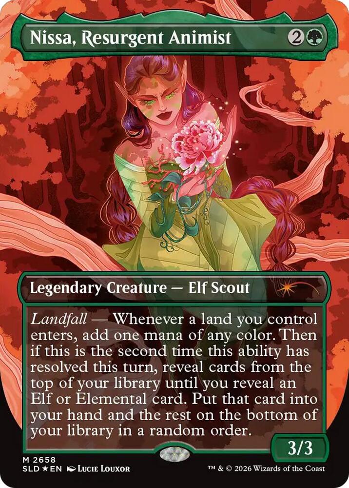 Nissa, Resurgent Animist (2658) [Secret Lair Drop]