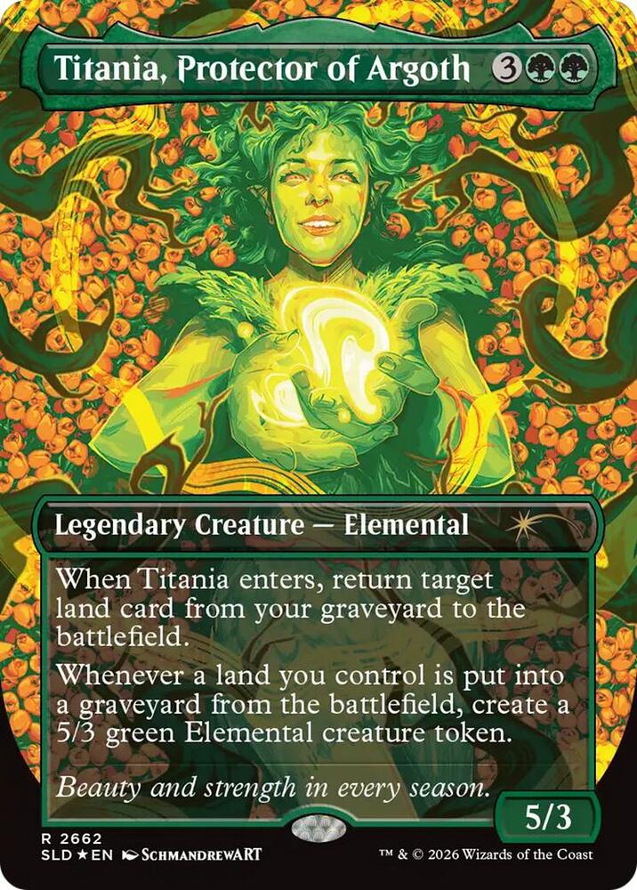 Titania, Protector of Argoth (2662) [Secret Lair Drop]