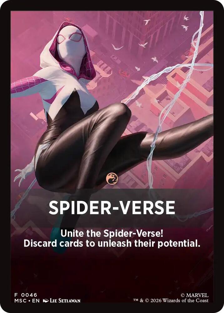 Spider-Verse Theme Card (46) [Marvel Super Heroes Commander]