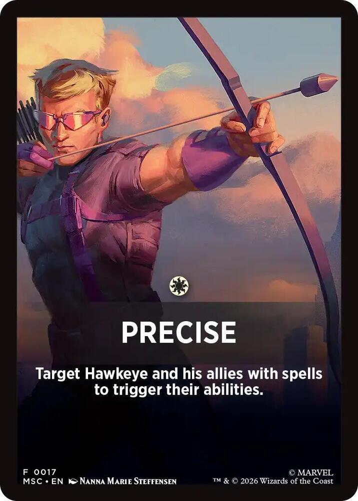 Precise Theme Card (17) [Marvel Super Heroes Commander]
