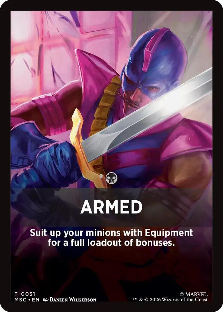 Armed Theme Card (31) [Marvel Super Heroes Commander]