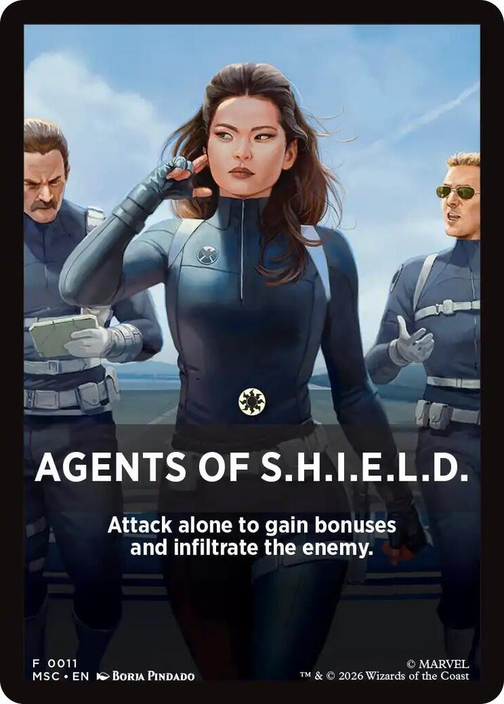 Agents of S.H.I.E.L.D. Theme Card (11) [Marvel Super Heroes Commander]