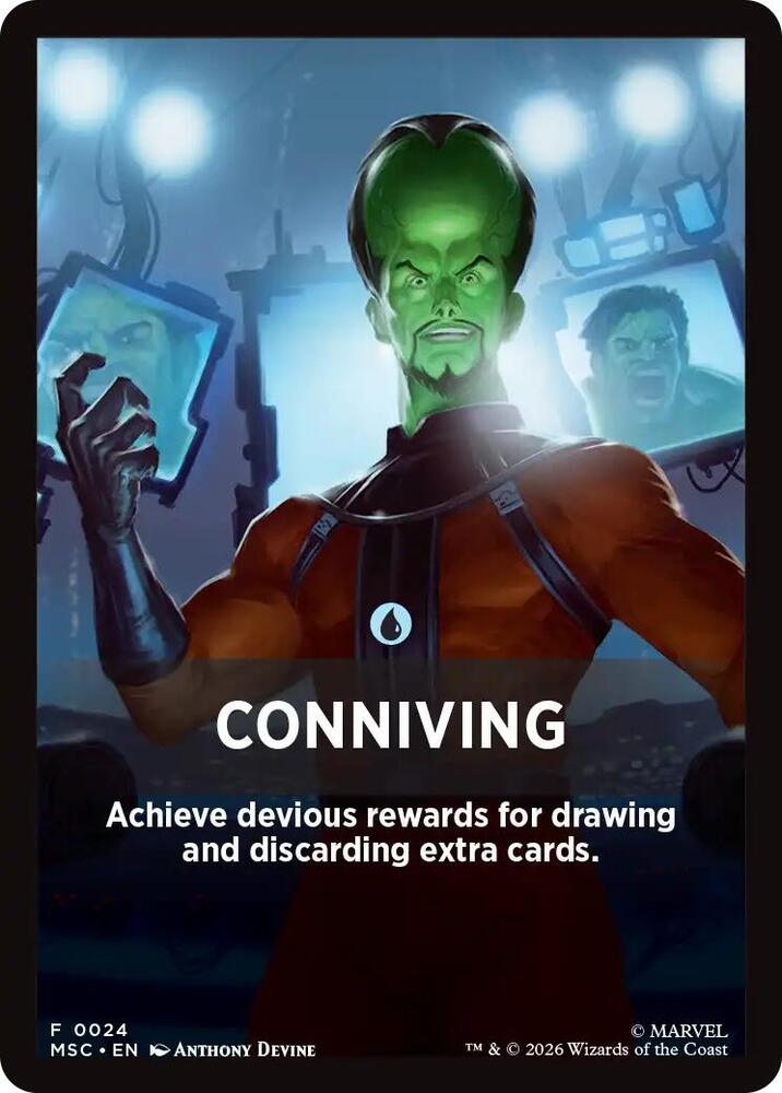 Conniving Theme Card (24) [Marvel Super Heroes Commander]