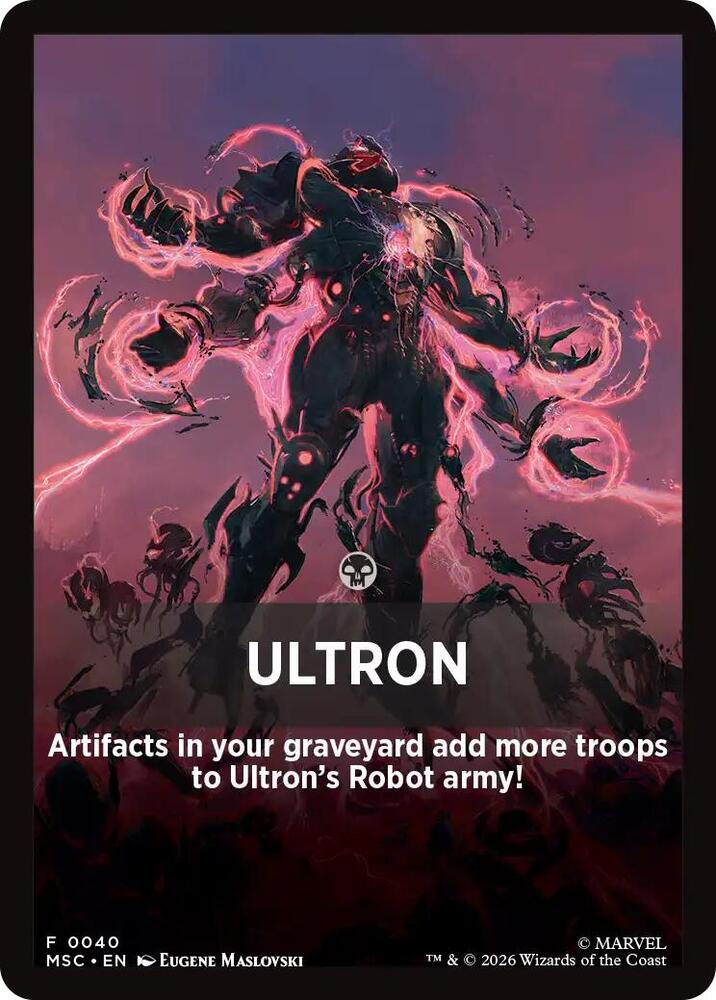 Ultron Theme Card (40) [Marvel Super Heroes Commander]