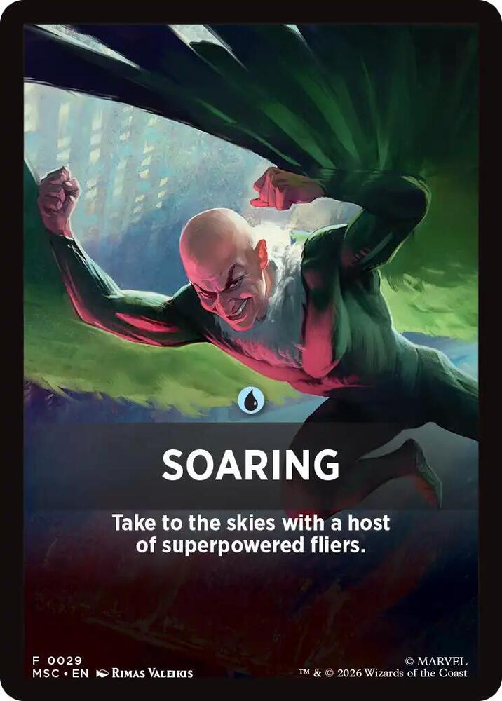 Soaring Theme Card (29) [Marvel Super Heroes Commander]